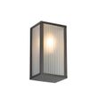 Zidna-lampa-za-spoljašnju-upotrebu-crna-sa-rebrastim-staklom-IP44---Charlois
