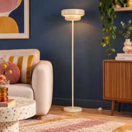Lámpara de pie retro beige 140 cm - Ophelia