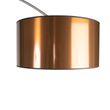 Oblouková-lampa-s ocelovým-stínítkem-měděné-barvy-50-cm---XXL