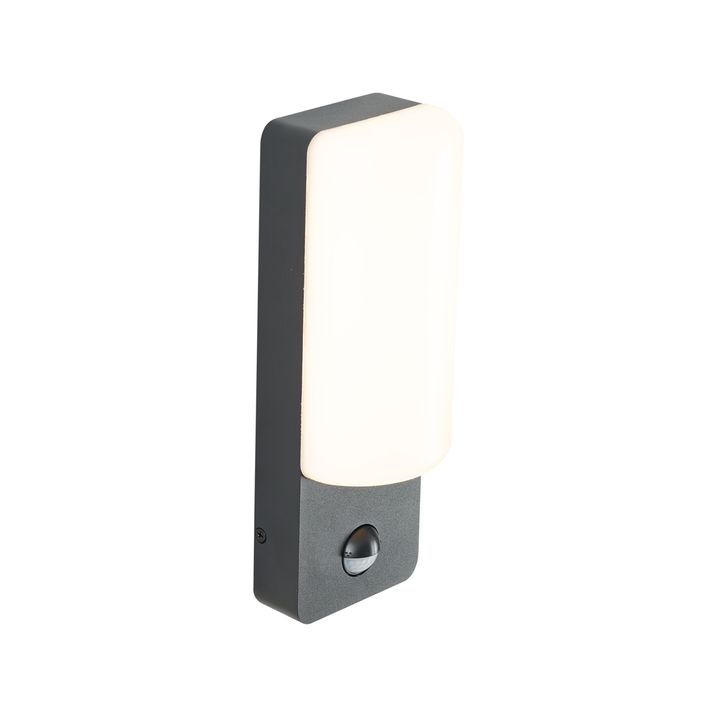 Välisseinalamp must liikumisanduriga koos LED-iga - Shift