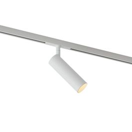 Foco moderno branco para sistema de calha monofásico GU10 35mm - Slimline Uzzy