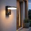 Vonkajšia-nástenná-lampa-čierna-vrátane-LED-IP54-senzor-pohybu---Esmee
