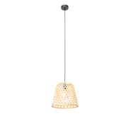 Orijentalna-viseća-lampa-crna-sa-bambusom---Rayan