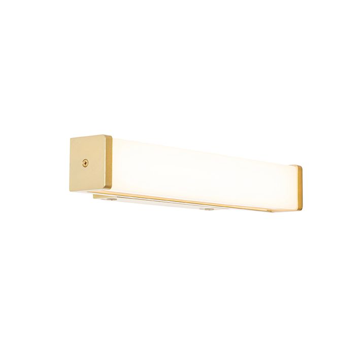 Badezimmer Wandleuchte Messing 32 cm inkl. LED IP44 - Cascada