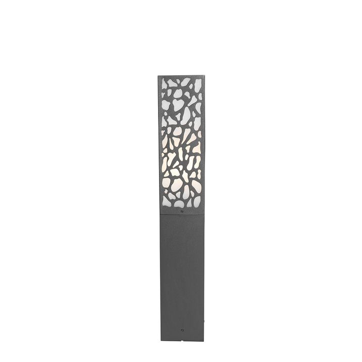 Smarte Aussenleuchte Pollerleuchte schwarz 60 cm IP44 inkl. Wifi ST64 - Nicole
