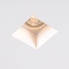 Einbau-Strahler weiss 12cm quadratisch - Gypsy Stucco