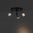 Deckenstrahler-Gunmetal-Rund-3-flammig-drehbar-und-verstellbar---Drain