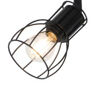 Candeeiro-de-teto-moderno-preto-2-luzes-ajustáveis---Botu
