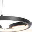 Zidna-lampa-crna-uključujući-LED-3-stepena-prigušivača-3-svetla---Rondas