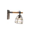 Lampada-da-parete-intelligente-grigio-scuro-con-legno-regolabile-incl.-Wifi-A60---Arthur