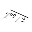 Modern-railsysteem-met-3-hanglampen-beige-met-zwart-1-fase---Slimline-Keno