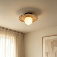 Retro-taklampa-beige-med-opalglas---Lila