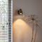 Spot mural orientable et inclinable en bronze avec interrupteur - Karin 1