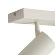 Moderne-plafondspot-beige-2-lichts-verstelbaar---Renna