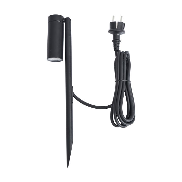 Erdspießstrahler schwarz 40cm inkl. LED Verstellbar IP65 inkl. Kabel und Stecker - Carl