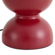 Retro-tafellamp-rood-met-opaal-glas---Yoru