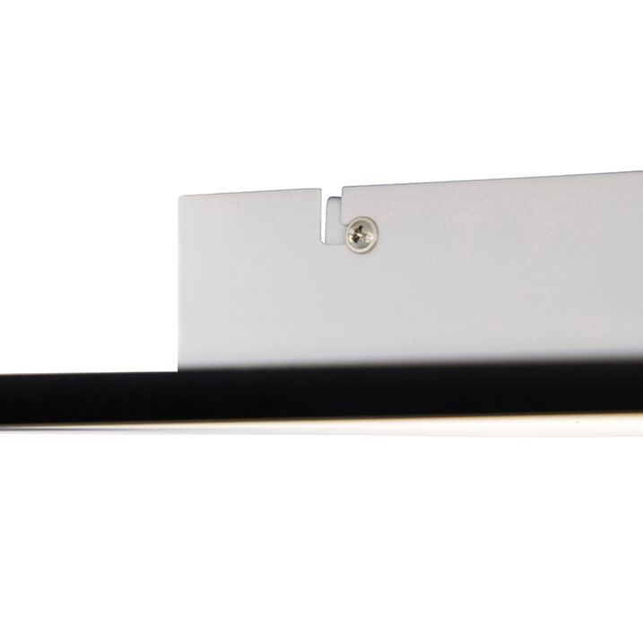 Panou LED negru 40 cm cu LED inclus cu telecomandă - Live