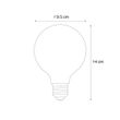 5'li-Set-E27-Kısılabilir-LED-Ampul-Spiral-Filament-G95-Altın-4W-270-lm-2100K