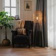 Country-Floor-Lamp-Black-with-Rattan---Manila