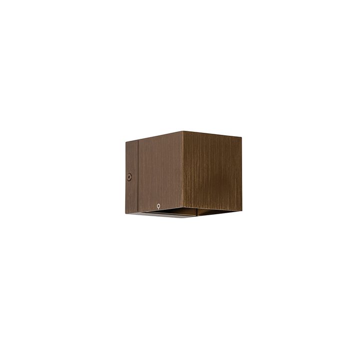Set mit 2 Smart Wandleuchten Dunkelbronze 8 cm Inkl. Wifi G9 - Transfer