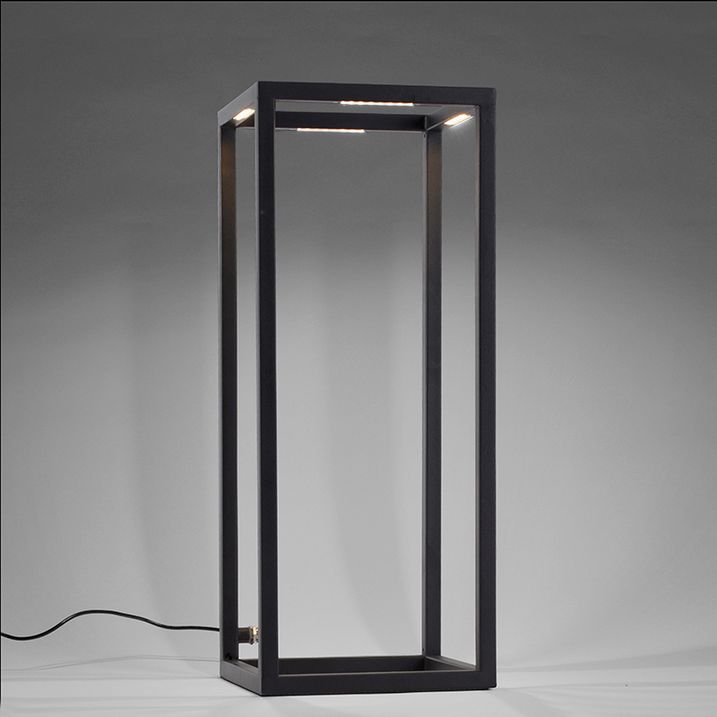 Vonkajšia stolná lampa čierna vrátane LED IP44 - Petar