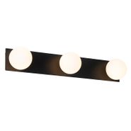 Moderná-nástenná-lampa-čierna-48-cm-IP44-3-svetlá---Cederic
