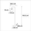 Moderne-vloerlamp-wit-met-goud---Lofty