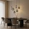 Design Pendant Light Black with Smoke Glass 6-Lights - Ana