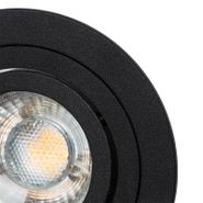 Set-of-6-Modern-Recessed-Spotlights-Black---Rondoo