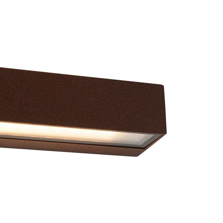 Applique da parete industriale ruggine incl. LED IP65 - Steph
