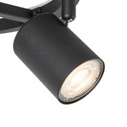 Plafonska-reflektora-crna-GU10-50mm-3-svjetla-okrugla-uklj.-pozadinsko-osvjetljenje-i-3-smjerni-prekidač---Back-Up