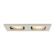 Set-of-6-Modern-Recessed-Spotlights-Beige-GU10-50mm-Adjustable-2-Lights---Qure
