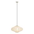 Japandi-závesná-lampa-béžová-s-látkovým-tienidlom-50cm---Plu