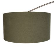 Teräksinen-lattiavalaisin-tummanvihreällä-varjostimella-50cm---XXL