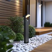 Outdoor-Post-Light-Dark-Grey-with-Motion-Sensor-60cm-IP54-Solar---Judge