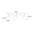 Ceiling-Light-Black-with-Wood-3-Light-Adjustable-Rectangular---Jeana