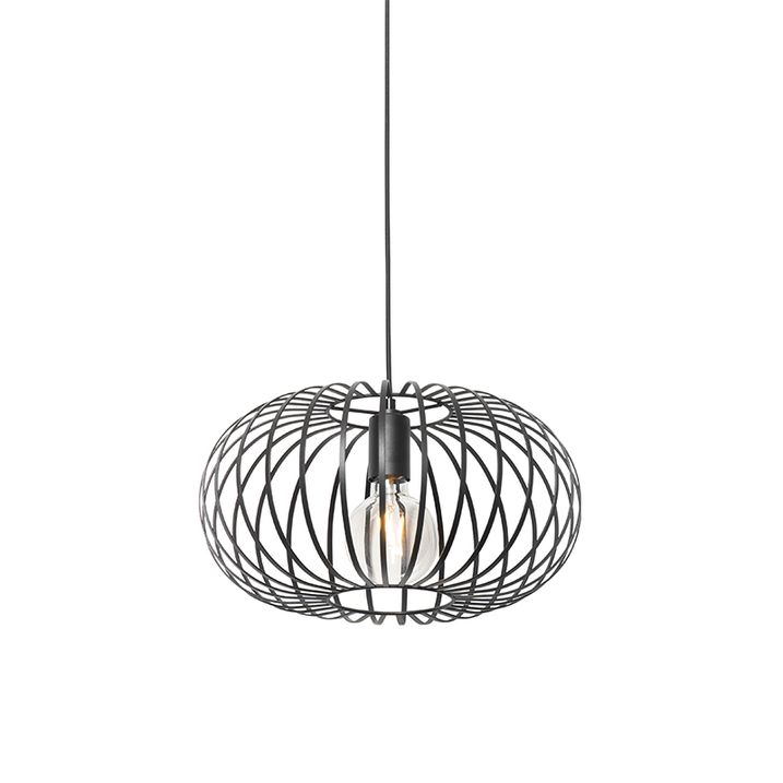 Design Pendant Lamp Black Wire 39cm - Johanna