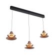 Viseća-lampa-crna-sa-moka-bojom-uklj.-LED-3-stepenasto-zatamnjivanje-3-svetla-Easylift---Witch