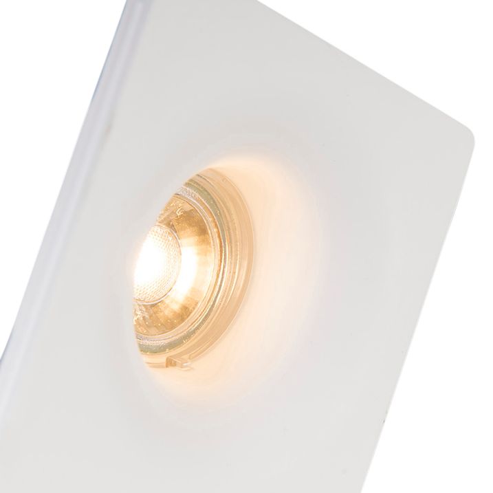 Spot encastré blanc rond 12 cm - Gypsy Stucco