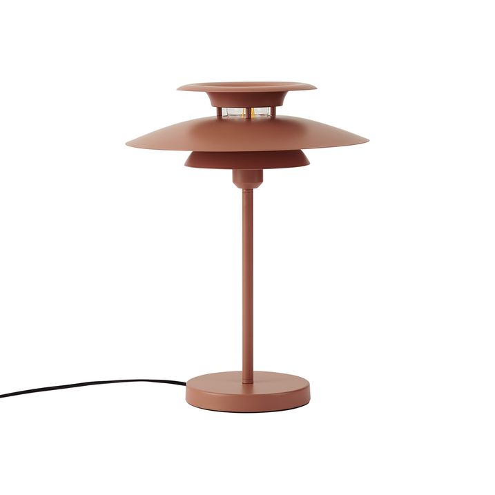 Retro stolná lampa Mocha Steel 45cm - Pauly