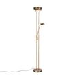 Bronze-Floor-Lamp-with-Reading-Lamp-Incl.-LED-and-Dimmer---Diva-2