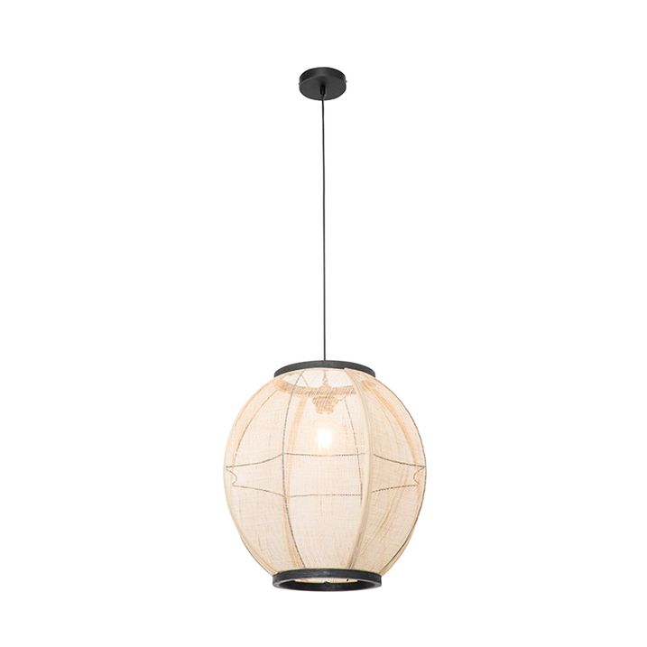 Lámpara colgante oriental marrón 46 cm - Rob