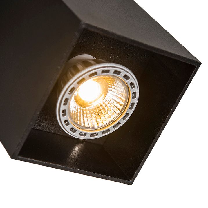 Spot intelligent noir avec WiFi GU10 - Qubo