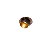 Moderne-inbouwspot-donkerbrons-rond-kantelbaar---Installa