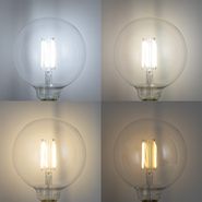 Set-od-5-Pametne-E27-prigušne-LED-sijalice-G125-providne-7W-806lm-2700-6500K