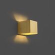 Moderna-zelta-sienas-lampa-ar-LED-un-skārienjūtīgu-reostatu,-uzlādējama---Joris