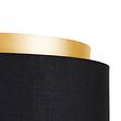 Lampada-da-terra-moderna-nera-con-paralume-nero-con-interno-oro---Simplo