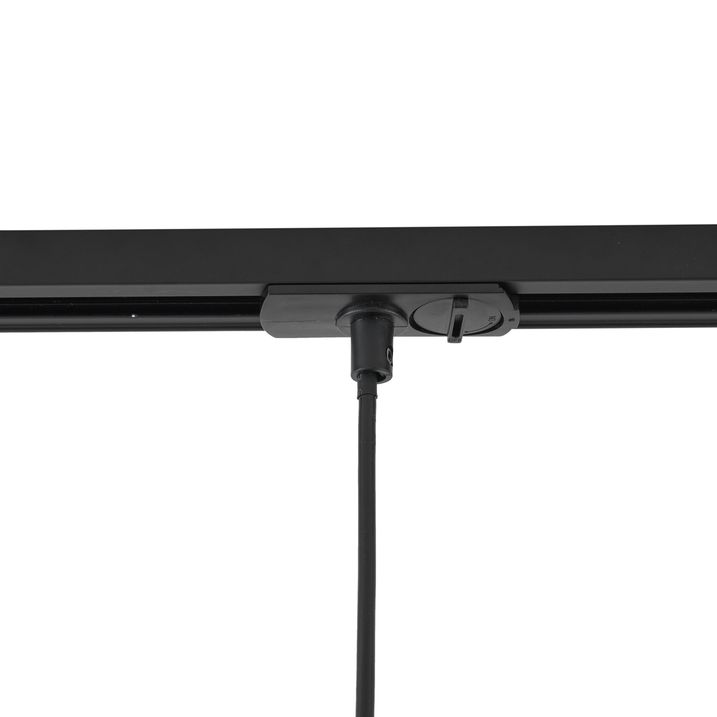 Moderne pendellampe beige med svart for skinnesystem 1-fase GU10 70mm - Iconic Holt
