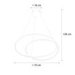 Design-Pendelleuchte-Gold-72-cm-inkl.-LED-3-stufig-dimmbar---Rowan