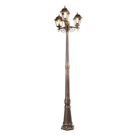 Slimme lantaarn antiek goud 3-lichts IP44 incl. Wifi ST64 - Capital